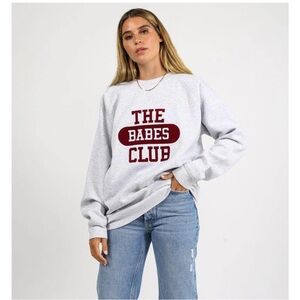 BTL the babes club crew sweatshirt